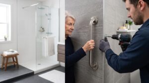 Installation de barres de maintien dans les pièces à risque à Fuveau